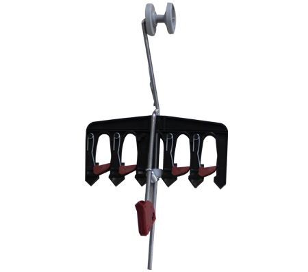 吊挂系统衣架配件的固定装置